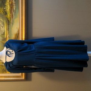 ModCloth Blue Ribbed Dress